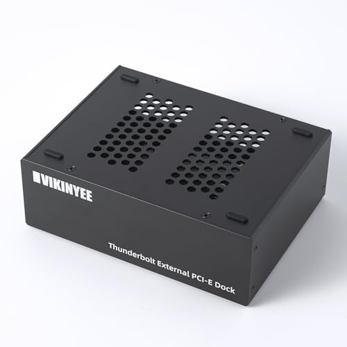 VIKINYEE Dock di espansione da PCIe a Thunderbolt 3/4 USB4 da 40 Gbps per laptop e mini PC, custodia esterna con slot PCIe 3.0x4 compatibile con scheda di acquisizione Decklink, per Windows/MacOS