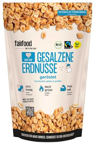 Fairfood Faire Erdnüsse, geröstet & gesalzen, 125g