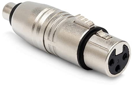 Hosa GPR 101, Adapter, RCA auf auf 6.3 mm TS, 2 Stück