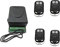 KIT RICEVENTE 2 CANALI 5 A + 4 TELECOMANDI 433 MHZ CANCELLI SERRANDE LUCI