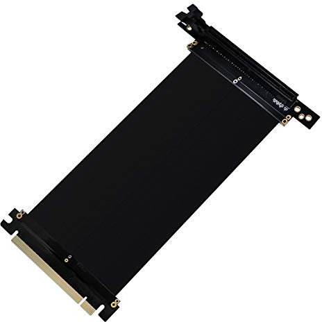 EZDIY-FAB New PCI Express 16x Flexibles Kabel Karten Verlängerung Port Adapter High Speed Riser Card Passen mit FD R6 PC-Gehäuse -20cm