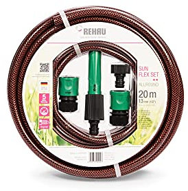 REHAU Gartenschlauch Sun Flex 1/2 Zoll 20m, rot