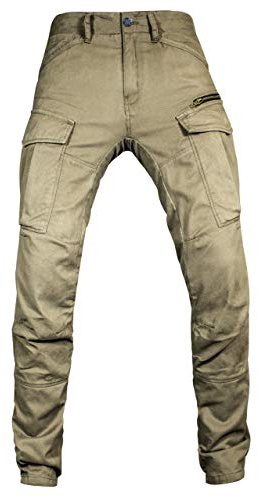 John Doe Stroker Cargo XTM | Motorradhose | XTM | Atmungsaktiv | Motorrad Cargo Hose | Hose mit Seitentaschen | Protektoren sind enthalten