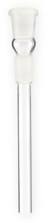 Budawi® 18,8er Adapter Chillum 14 cm/Gesamtlänge ca. 18 cm | Ersatz Chillum für Bong Wasserpfeife