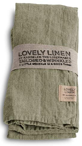 Lovely Linen NL0162 Lovely Serviette Leinen Avocado (1 Stück)