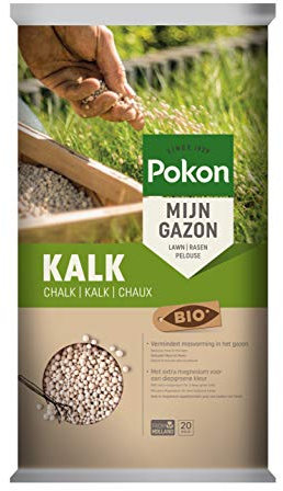 Pokon Bio Kalk, Granulat, Rasenkalk, Gartenkalk, natürlicher Kalkdünger, gekörnt, mit Magnesium, 20kg