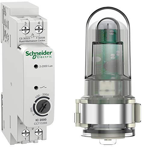 Schneider Electric - Acti9 IC2000 - interrupteur crépusculaire - avec cellule murale - CCT15369