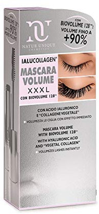 Natur Unique Mascara XXXL Volume - bis zu 90% extra Volumen, mit Hyaluronsäure und pflanzlicher Kollagen