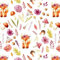 11,99€/m 150x160cm Fuchs 100% Baumwolle Baumwollstoff Kinder Meterware Handwerken Nähen Stoff (Fuchs Pilz Blume Weiße, 150x160cm (11,99€/m))