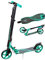 RAVEN Scooter Roller Tretroller Kickscooter für Kinder Erwachsene |klappbar | höhenverstellbar | Tragegurt | Klingel | Flaschenhalter (Anabel Black/Mint mit Handbremse, 200mm)