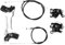 Kit leve freno, leve freno dell'acceleratore Manopole della maniglia EVTSCAN Interruttore di accensione/spegnimento Kit leve freno dell'acceleratore per mini moto da cross 47cc 49cc