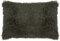 Reborn-Kissenbezug aus Kunstfell – flauschig-voluminöser und langhaariger Fellimitat-Kissenbezug– 30x50 cm – 680 Military Green – von ’zoeppritz since 1828’