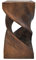 Thaiboo Beistelltisch Blumenständer Säule Hocker Nachttisch Blumensäule Dekoelement Akazienholz gewachst aussergewöhliches Design (13413 - Höhe 70cm)