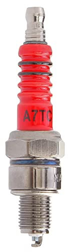 LIYYDS A7TC Spark Plug Compatible with GY6 50cc-70cc 90cc 110cc 125cc 140cc 150cc 160cc Motorcycle ATV Quad Scooter Go Kart Moped Mini Chopper Buggy Pit Dirt Racing Bike Chinese 139QMB 154QMI 157QMJ