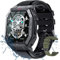 PODOEIL Militär Outdoor Smartwatch Herren mit Telefonfunktion Sprachassistent, IP67 Fitnessuhr Wasserdicht mit Blutdruckmessung/Schlafmonitor verfügbar für Android iOS Samsung