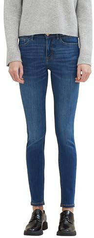 TOM TAILOR Damen Kate Skinny Jeggings Jeans mit Superstretch, 10281 - Mid Stone Wash Denim, M/32
