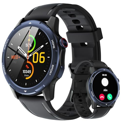 Gerpeng Smart Watch for Men - 1.32 Smartwatches Answer/Make Calls, 110+ Sports Modes, IP68 Waterproof, 300 mAh Battery,Step Counter, Watches with 24/7 Heart Rate/Spo2/Sleep Monitoring