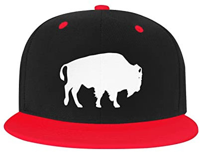 Verstellbare Mütze für Männer und Frauen, Bison Unisex Hip Hop Baseball Cap Trucker Dad Hats