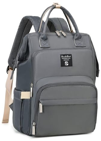 Pomelo Best Macaron Changing Backpack - Large Capacity, Waterproof Changing Mat, Travel Backpack for On the Go