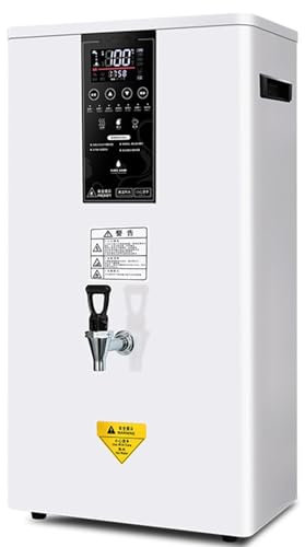 QIANMEI Water Boiler Catering Urn Hot Water Dispenser Wall-mounted ，commercial Electric Kettles Water Heaters Instant With Spout Hot Water Tank， For Coffee Shop Dessert Shop Hotel，LCD Display(80l)