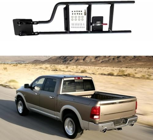 ANYANH Auto Heckklappe Leiter für Dodge Ram 1500 2002-2008, Heckklappe montiert Leiter Hintertür Leiter Schwanz Tür Leiter Auto Conversion