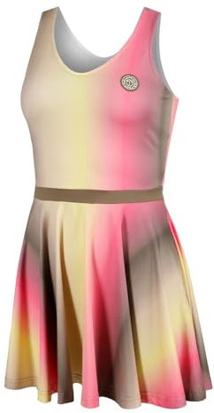 BIDI BADU Damen Kleid Spectrum Dress Braun-Gelb S