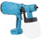 Pistolet de Peinture à Batterie de 200W sans Fil Pistolet à Peinture électrique à Batterie avec Un Récipient de 800 ML et 4 Buses