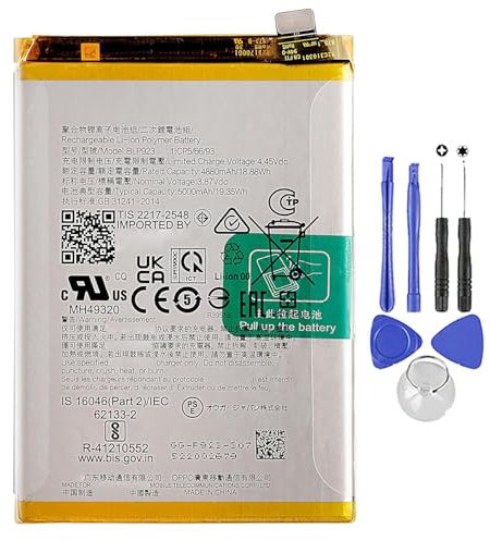 Battery Compatible for OPPO A57 | A57S | A77 | A78 | A97 - BLP923 - NEW + SCREWDRIVER KIT