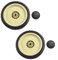 MeevrgR Lawn Mower Wheels for Honda HRJ216/HRJ215/HRJ196 20.5cm Rear & 19.5cm Front Replacement Set – Heavy-Duty Rubber Tires with Hub Covers(rear)