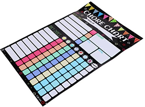 Gadpiparty 1 Blatt Magnetische Belohnungstafel für Multifunktionale Planner Sticker zur Positiver Verhaltensweisen Dekorative Aufgabenübersicht für Kühlschrank zur Unterstützung von Routinen