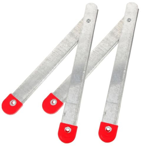 Klappleiterscharniere aus Galvanisiertem Aluminium, 2 Satz Silber