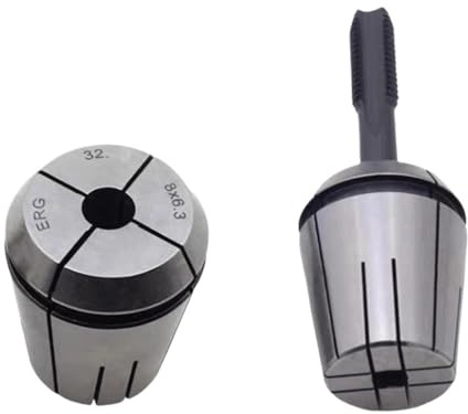 1pc Tap Collets Tapping Collet Taps ERG16 ERG20 ERG25 ERG32 ERG40 Square Tapping Collet ISO JIS Taps Collets Milling Tools(JIS Standard,ERG32 (14pcs))