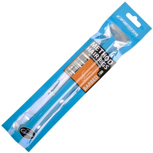 Cresta Method Hair Rigs 10cm - 8 gebundene Angelhaken