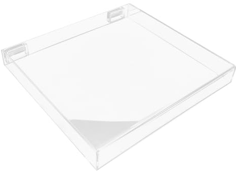 Amosfun Record Player Dust Cover Acrylic Protective Hood for Compatible Lp60x Vinyl Turntable Dustproof Cover Removable Vinyl Record Player Protector for Home and Studio