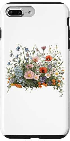 Wildflower Meadow With Daisies Botanical Nature Floral Case for iPhone 7 Plus/8 Plus