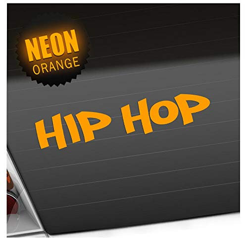 Kiwistar - Autoaufkleber - Hip Hop Musik Gangsta Style Rap Ghetto Heckscheibenaufkleber Auto Aufkleber wetterfest für Kfz LKW Mofa Truck - Sticker außen selbstklebend Tuning Zubehör für Fenster