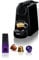 Nespresso De'Longhi Essenza Mini EN 85.B Kaffeekapselmaschine Welcome Set mit Kapseln in unterschiedlichen Geschmacksrichtungen 19 bar Pumpendruck,Platzsparend,1370W,0.6ml,32.5 x 11 x 20.5 cm,Schwarz