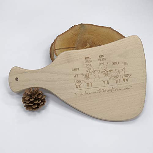 bpaper Tagliere in Legno Festa dei Nonni alpache Personalizzato