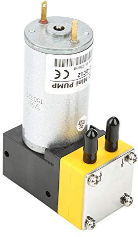 Akozon Pompa a Diaframma DC 12V 0,4-1L / min Elettromotore Micro Diaframma a Vuoto Autoadescante Pompa a Membrana a Pressione d'acqua