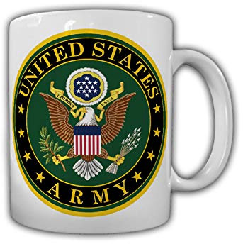 United States Army Us Heer Wappen Abzeichen USA Amerika Panzer - Tasse #26798