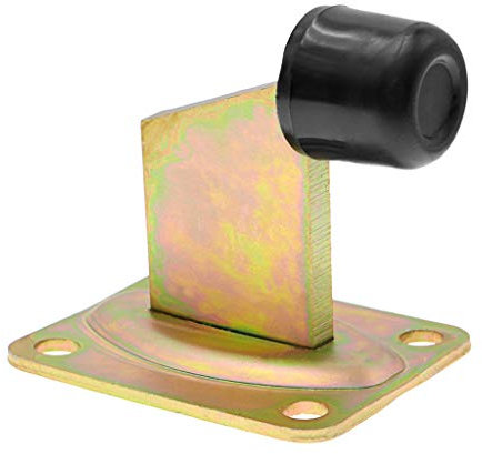 Skelang Gate End Stop Floor, Sliding Gate Stop with Base, Heavy Duty Gate Stopper Mount for Sliding Driveway Gate, Swing Door, Rolling Gate