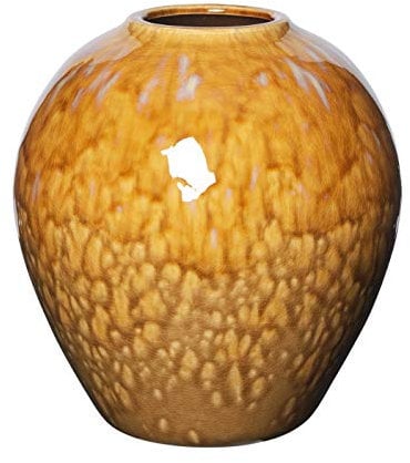 Broste Copenhagen Ingrid Vase aus Keramik, in der Farbe: Apple Cinnamon, Maße: 24 x 25,5 cm, 14463237