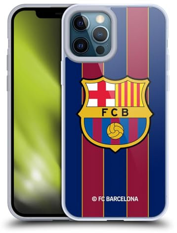 Head Case Designs Officially Licensed FC Barcelona Home 2020/21 Crest Kit Gel Case [Military Grade Protection] Compatible With Apple iPhone 12 Pro Max