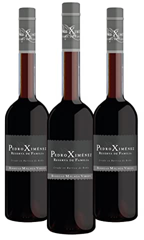 Pedro Ximénez Reserva de Familia - Pack 3 botellas de 50cl - Vino de licor dulce D.O. Málaga