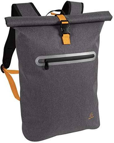 Exacompta - Réf 17834E - Sac à Dos Imperméable Exactive Young - Idéal pour les Déplacements - Fabriqué en Polyuréthane Themoplastique étanche - Dimensions 33 x 49 x 14 cm - Gris