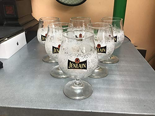 Jenlain Lot de 6 verre à bière noel 25cl 33cl neuf