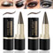 LOKFAR 2-teiliges Gel-Eyeliner Set, Eyelinerwerkzeug, fleckenresistent, wasserfest, Eyelinerstift, braun, matt, Eyeliner, Deli