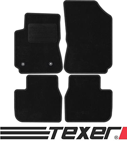 TEXER Tapis de Voiture en Velours pour Citroën C4 Cactus 2014- Anthrazit