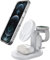 OtterBox kabellose 3 in 1 MagSafe Ladestation, Starke Magnetische Ausrichtung und Halt für MagSafe Produkte, Elegante Ladelösung für iPhone, Airpods Pro und Apple Watch, Weiß