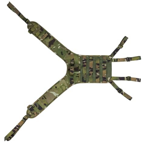 British Army 6 Point MTP PLCE Yoke - MOLLE MTP - Accepts PRR Radio pouch - Webbing